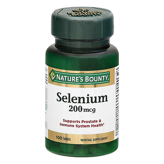 Nature's Bounty Natural Selenium 200 Mcg - 100 Tablets