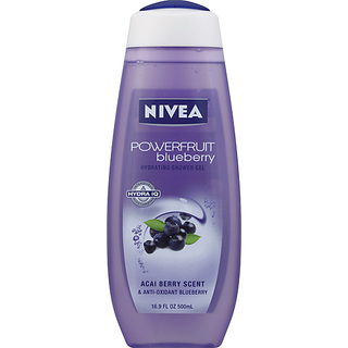 Nivea Shower Gel Hydrating Powerfruit Blueberry 16.9 Oz