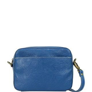 Heritage Leather Twin Zippered Crossbody - 8457