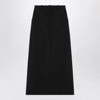 Black Wool Roux Skirt - By Baano