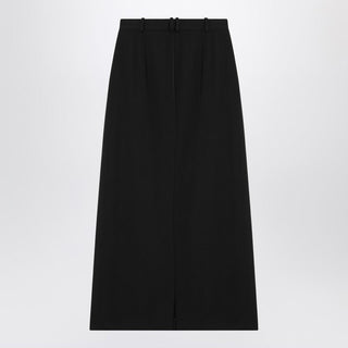 Black Wool Roux Skirt - By Baano