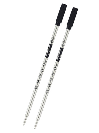 Ballpoint Pen Refill - Black - Medium - Dual Pack - By Baano