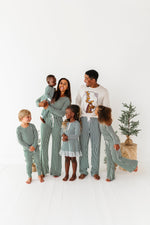 Green Stripes | GIRLS WIDE-LEG SET - By Baano