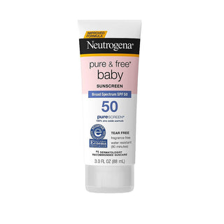 Neutrogena Pure & Free Baby Mineral Sunscreen Broad Spectrum SPF 50 3 Fl. Oz