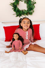 Red Stripes | DOLL DRESS - By Baano