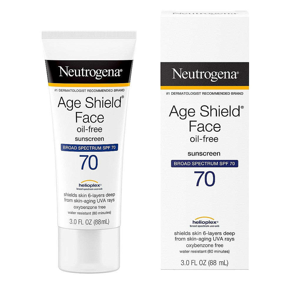Neutrogena Age Sheild Face Lotion Sunscreen Broad Spectrum SPF 70