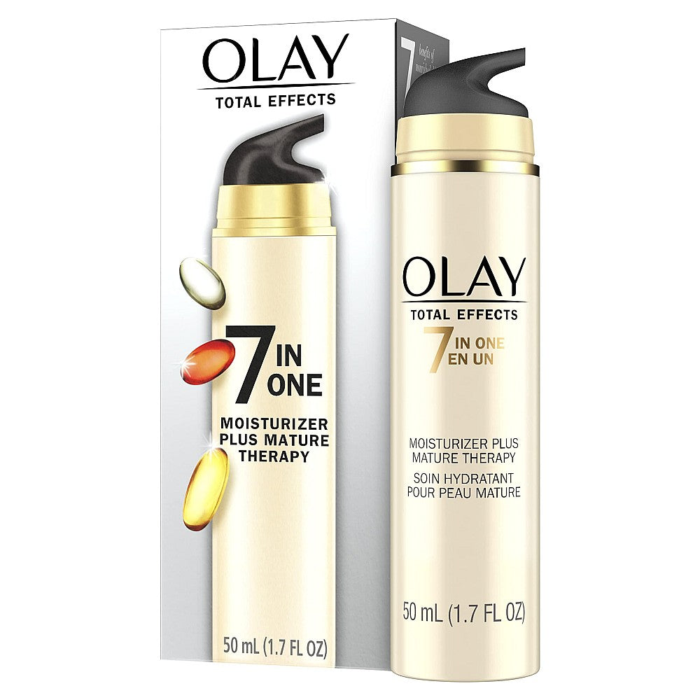 Olay Total Effects Face Moisturizer Plus Mature Therapy, 1.7 Fl Oz