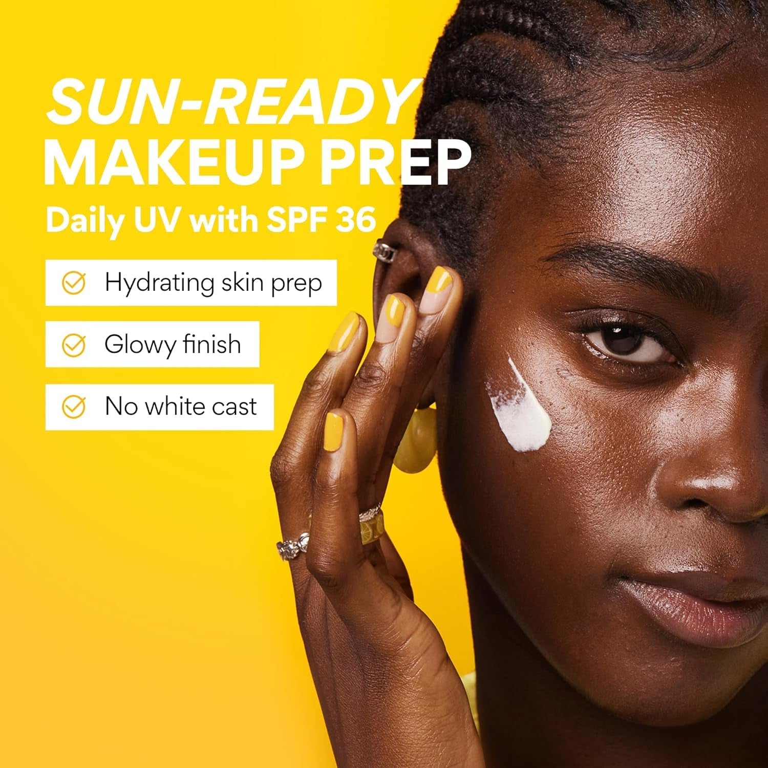 Daily UV Defense Sunscreen Broad Spectrum SPF 36, Invisible Korean Sunscreen for Face with No White Cast