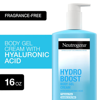 Neutrogena Hydro Boost Fragrance Free Body Gel Cream - 16oz