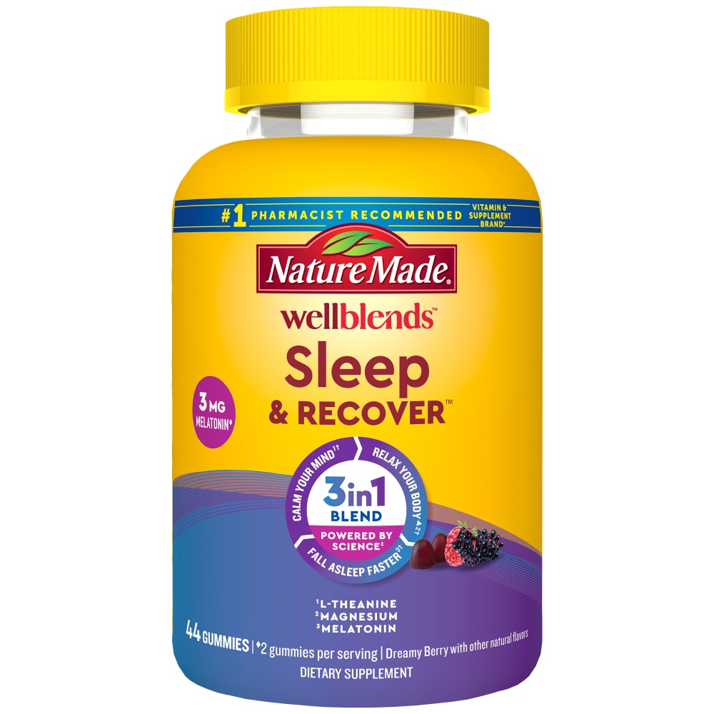 Nature Made WellBlends Sleep & Recover Gummies Dreamy Berry