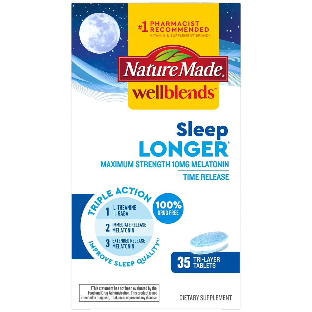 Nature Made Wellblends Sleep Longer Tri-Layer Tablets