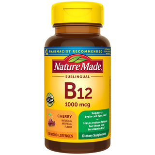 Nature Made Sublingual Vitamin B-12 1000 Mcg Lozenges, Cherry