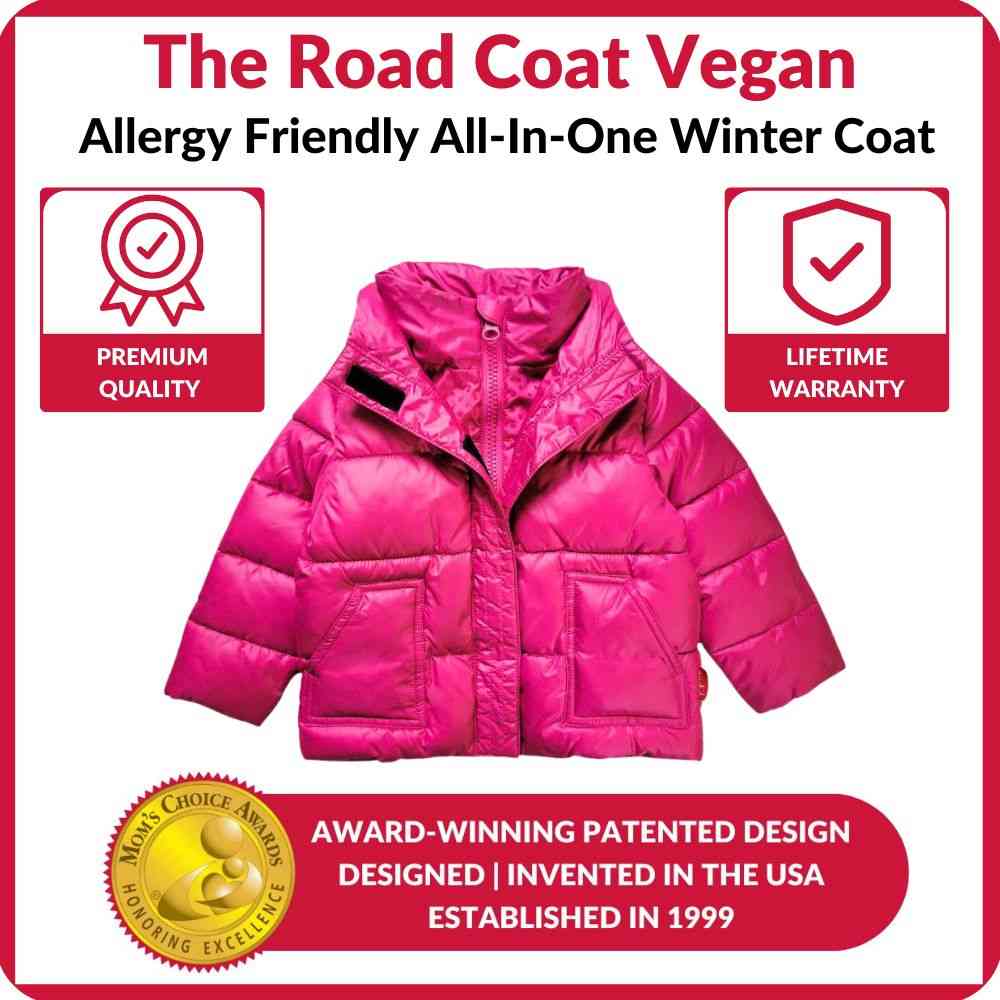 Car Seat Coat | The Road Coat Vegan - Fuchsia