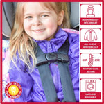 Car Seat Coat | The Road Coat Vegan - Unicorn Print