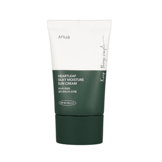 ANUA Heartleaf Silky Moisture Sun Cream - By Baano