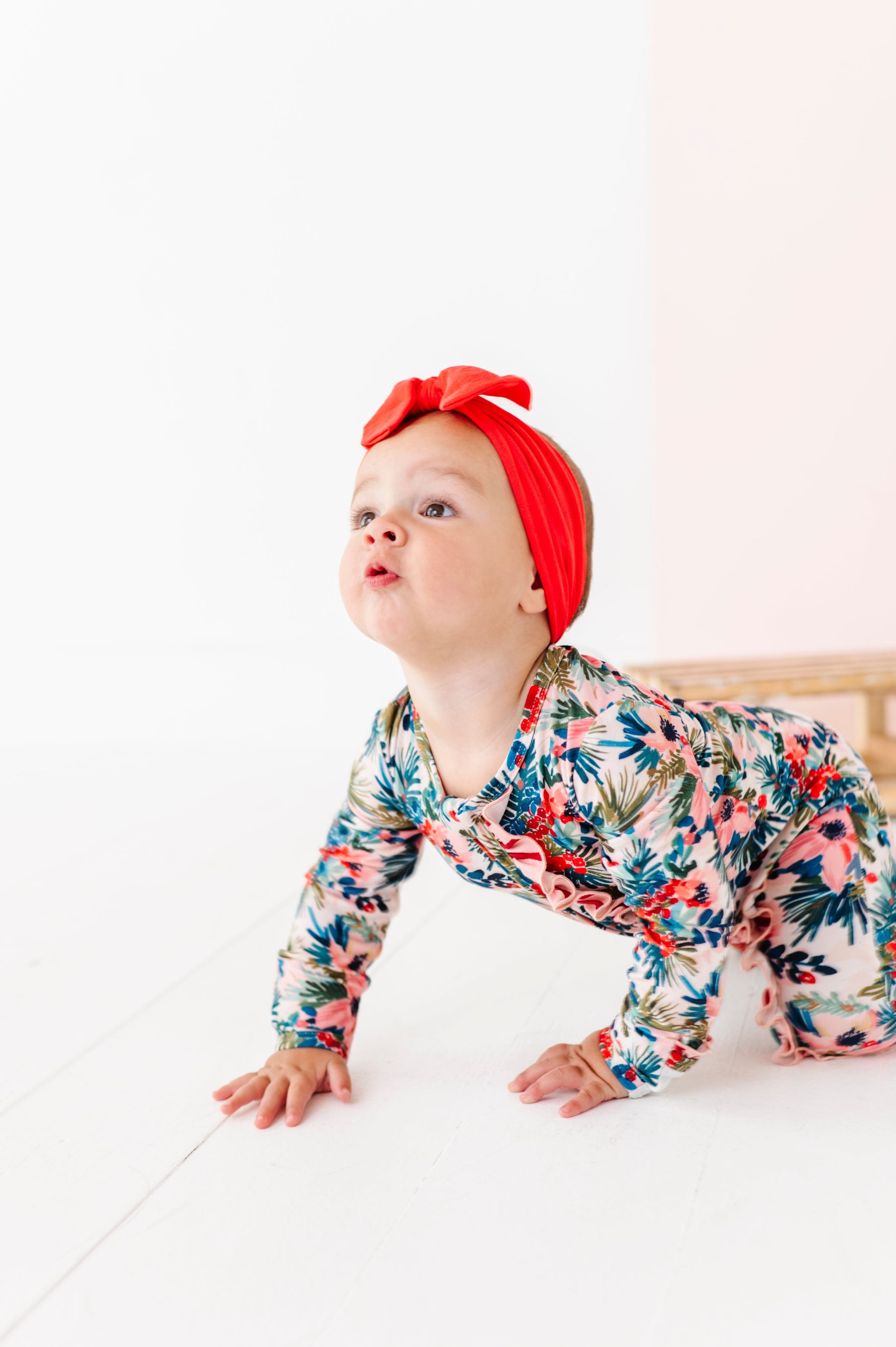 Holly Floral | ZIP ROMPER - By Baano