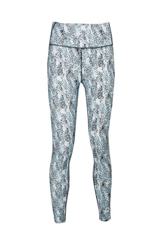 Nanette Lepore Play Mid Waist Pointillist Print Side Pocket 7-8 Spandex Legging - By Baano