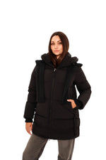 Double-hooded Insulated Bio-Down Coat