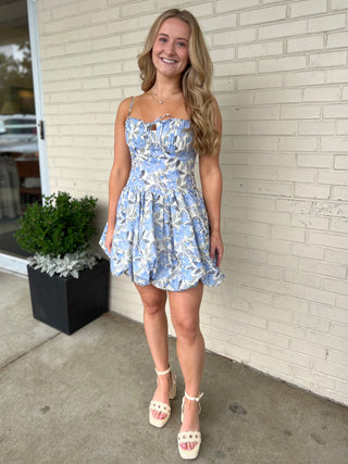 [ASTR The Label] Larissa Floral Sleeveless Mini Dress