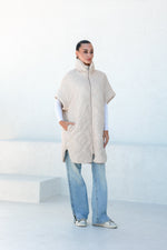 Bianca Relaxed Fit Embossed Vest