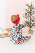 Holly Floral | ZIP ROMPER - By Baano