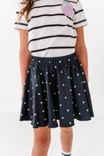 Black Dotty Spin Skort - By Baano