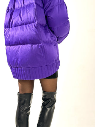 Genuine Silver Fox Premium Down Fill Coat - By Baano