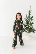 Christmas Doggies | GIRLS WIDE-LEG SET - By Baano