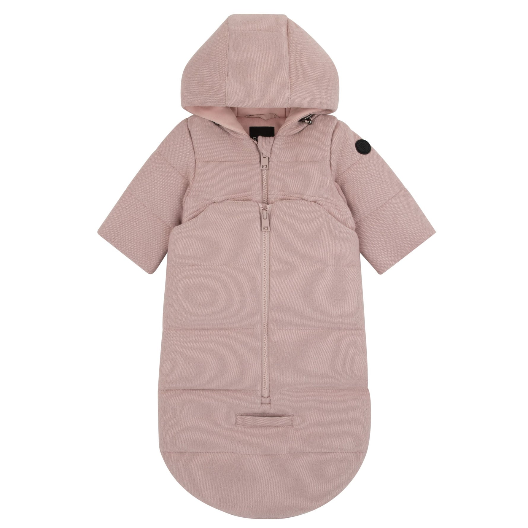 Pramie Mauve Knit Baby Snowsuit 3M–9M | Cozy Winter Bunting