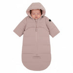 Pramie Mauve Knit Baby Snowsuit 3M–9M | Cozy Winter Bunting