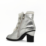 Galleria Metallic Victorian Booties Chelsea Crew