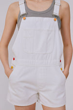 Rainbow Overall Shorts HJ109 Hey Joanie