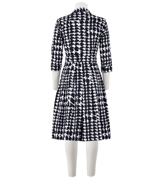 Audrey Dress #1  White Indigo Long Dress - By Baano