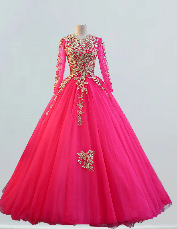 Navy long sleeve bride gown plus size wedding dress gown dark blue princess prom dress ball gown