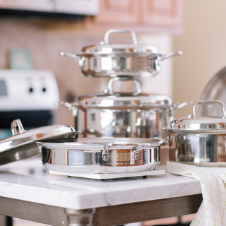 9 Piece Stainless Steel Cookware Set - By Baano