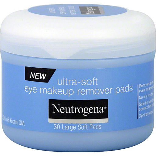 Neutrogena Ultra-Soft Eye Makeup Remover Pads 30 Ct Jar