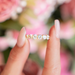 Evelyn Eternity Ring in Gold - Bold and Beautiful Attention Grabber