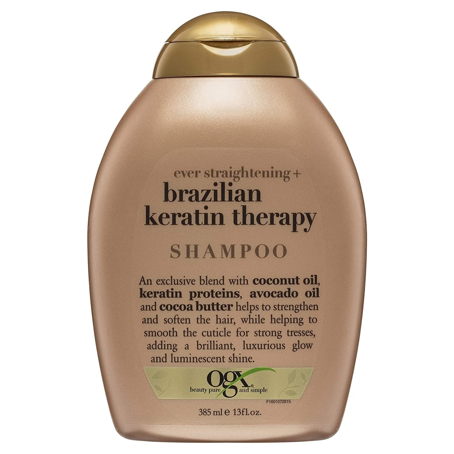OGX Shampoo, Ever Strengthening + Brazilian Keratin Therapy 385 Ml