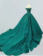 Women's Off-Shoulder Lace Ball Gown | Elegant Evening & Prom Dress