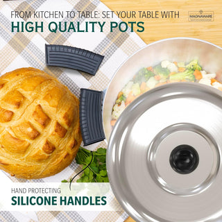 5 Quarts Round Dutch Oven with Lid - By Baano