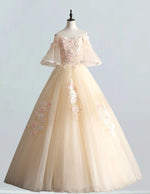 Women's Off-Shoulder Lace Applique Tulle Gown | Elegant Prom & Bridal Dress