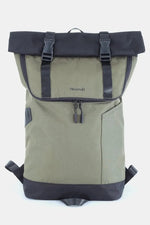 Himawari Contrast Waterproof Canvas Backpack Bag Durable