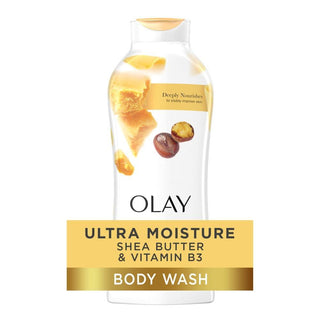 Olay Ultra Moisture Shea Butter Body Wash Fluid Ounce, 22 Fl Oz
