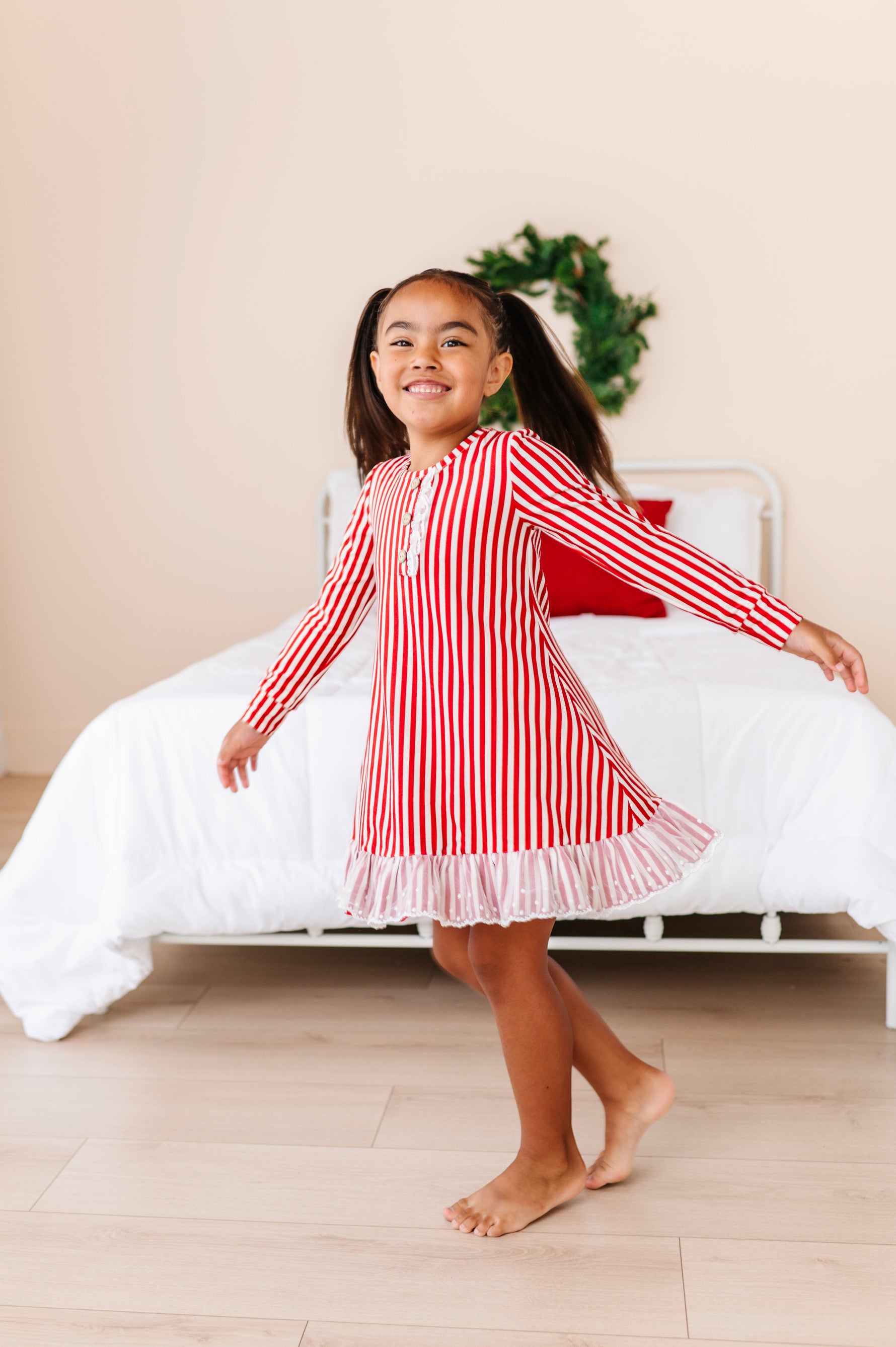 Red Stripes | NIGHTGOWN - By Baano