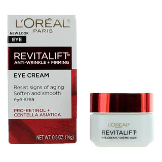 L'Oreal Paris Revitalift Anti Wrinkle Firming Eye Cream, Fragrance Free, 0.5 Oz