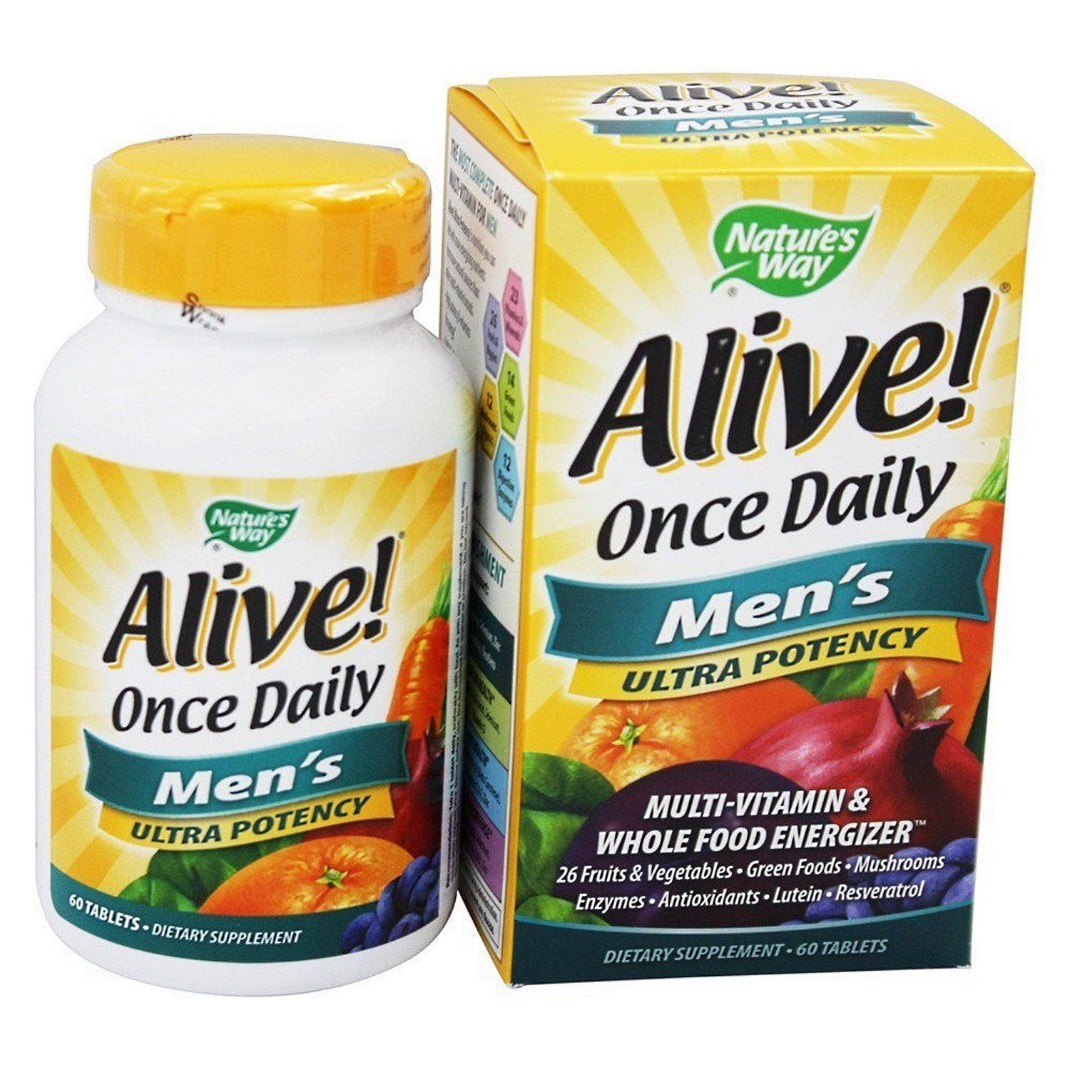 Nature's Way Alive! Once Daily Men's Ultra Potency Multivitamin Tablets