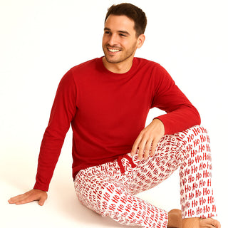 Christmas Bamboo Adult Pajama Pants Ho-Ho-Ho - By Baano
