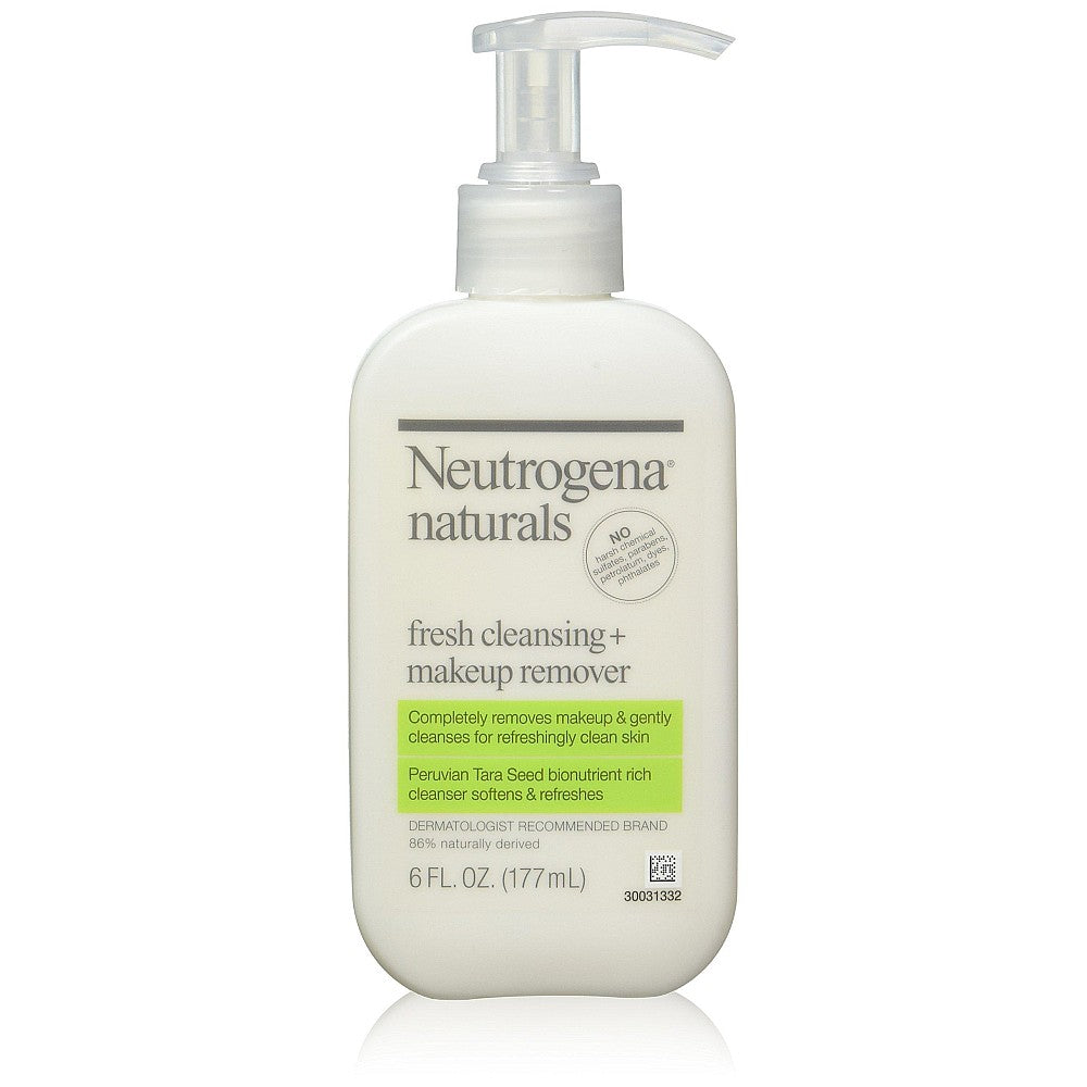 Neutrogena Naturals Fresh Face Cleanser + Makeup Remover, 6 Fl. Oz