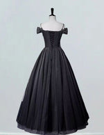 Off-Shoulder Tulle Evening Gown | Elegant Prom & Bridesmaid Dress