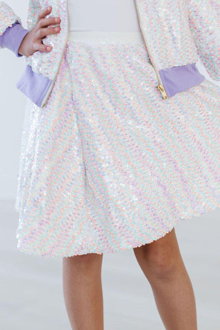 Unicorn Flip Sequin Twirl Skort - By Baano